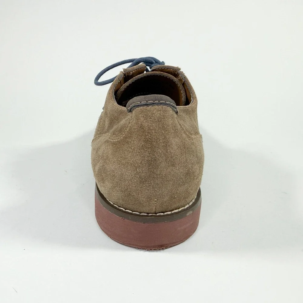 Crown & Ivy Leather Suede Oxford Shoes Men 8.5M Tan Derby Lace Up NWOT‎